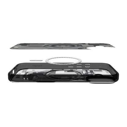 Ovitek MagSafe za Apple iPhone 17, Spigen, Ultra Hybrid Zero One, Črn