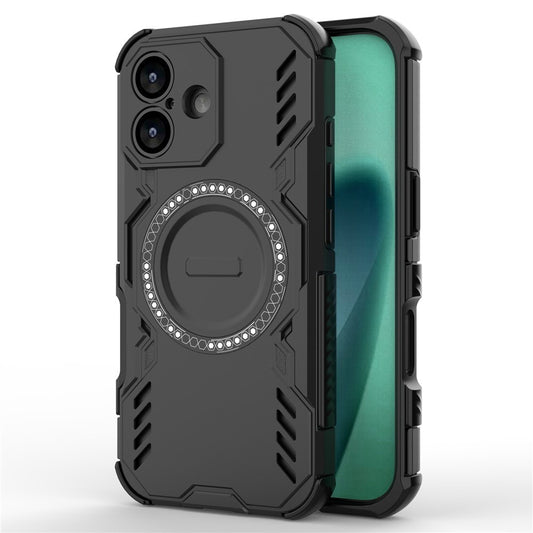 Ovitek MagSafe za Apple iPhone 17, Techsuit, ArmorMag, Črn