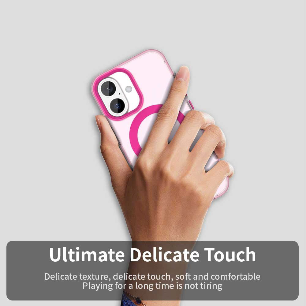 Ovitek MagSafe za Apple iPhone 17, Techsuit, CandyCase, Roza