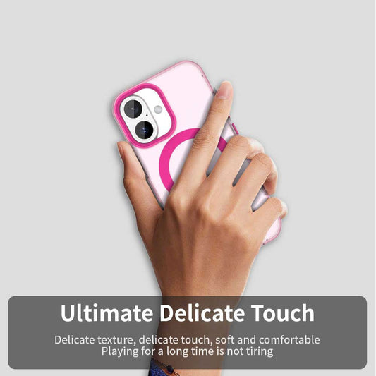 Ovitek MagSafe za Apple iPhone 17, Techsuit, CandyCase, Roza