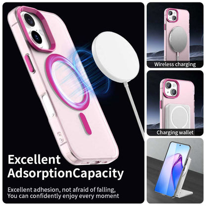 Ovitek MagSafe za Apple iPhone 17, Techsuit, CandyCase, Roza
