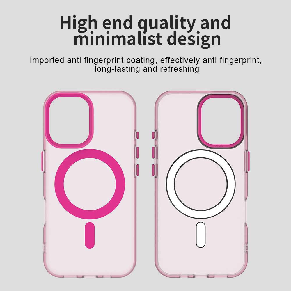 Ovitek MagSafe za Apple iPhone 17, Techsuit, CandyCase, Roza