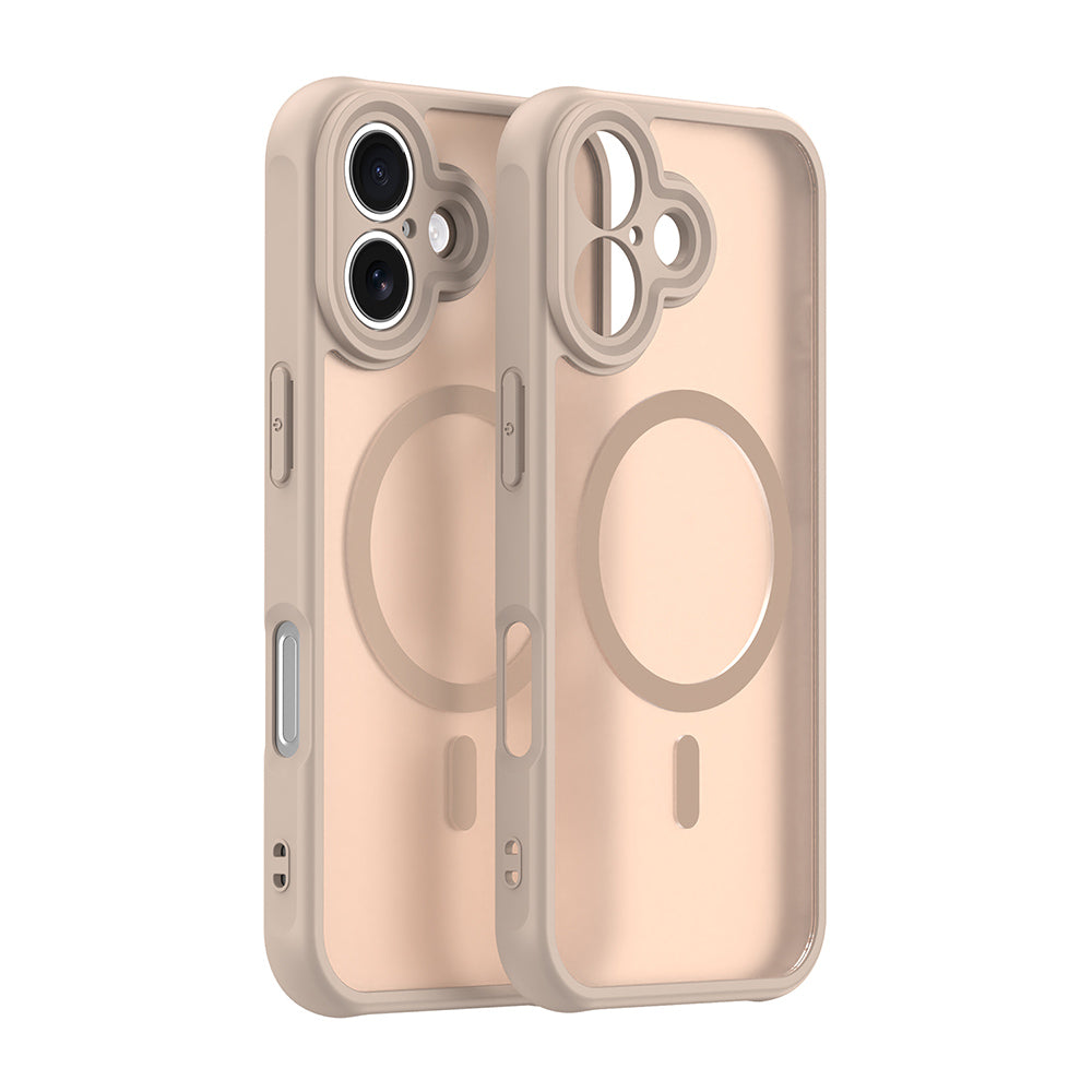 Ovitek MagSafe za Apple iPhone 17, Techsuit, HaloFrost II, Zlat