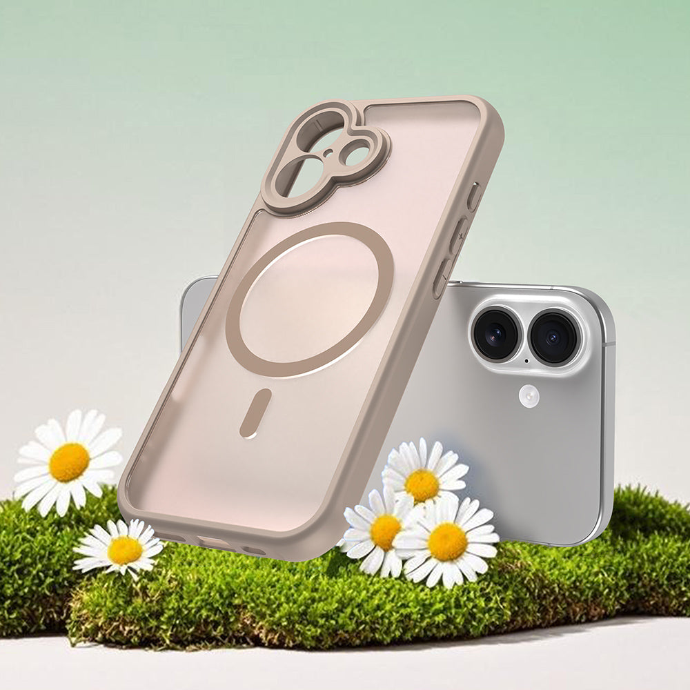 Ovitek MagSafe za Apple iPhone 17, Techsuit, HaloFrost II, Zlat