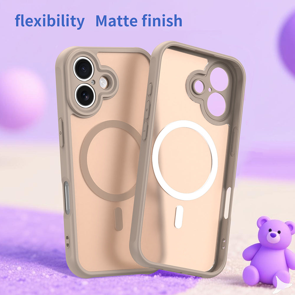 Ovitek MagSafe za Apple iPhone 17, Techsuit, HaloFrost II, Zlat