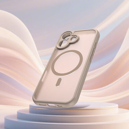 Ovitek MagSafe za Apple iPhone 17, Techsuit, HaloFrost II, Zlat