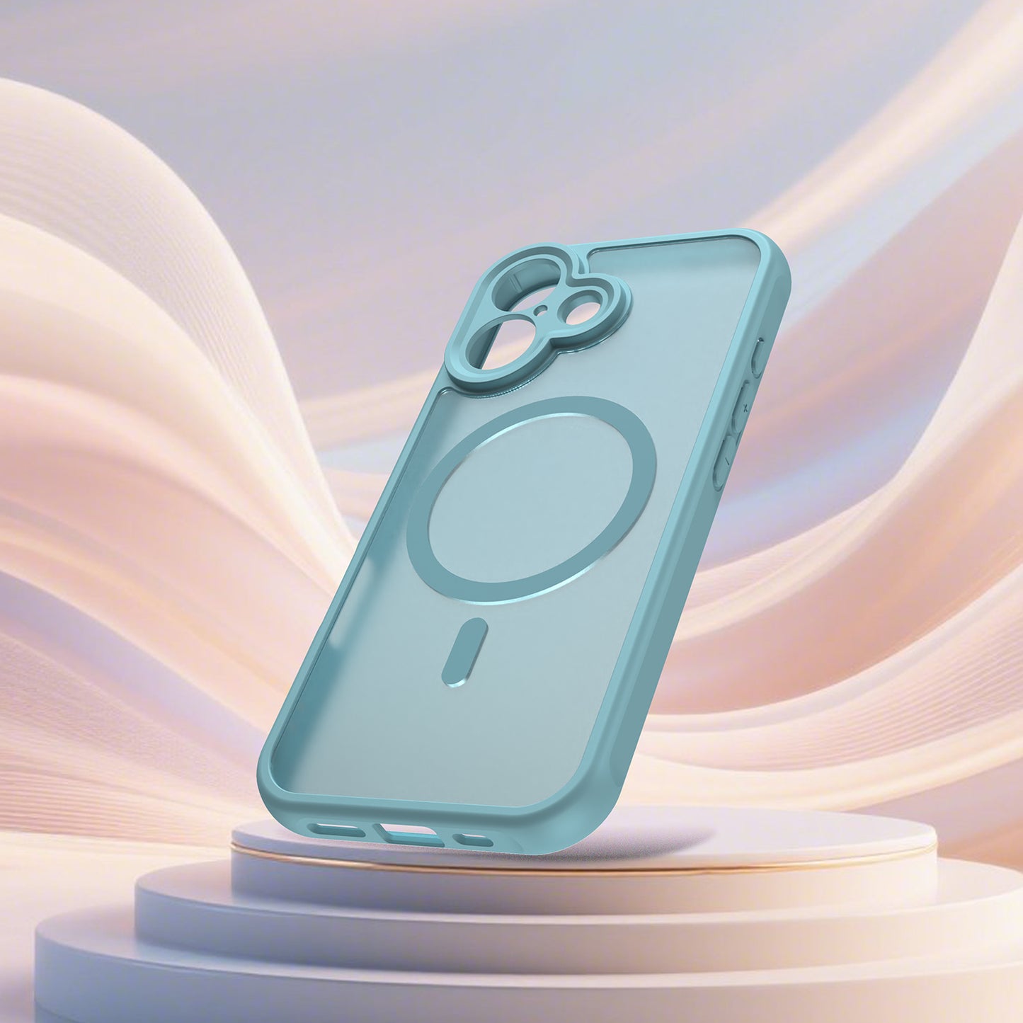 Ovitek MagSafe za Apple iPhone 17, Techsuit, HaloFrost II, Svetlo zelen