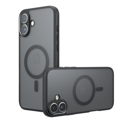 Ovitek MagSafe za Apple iPhone 17, Techsuit, PureFrost, Črn
