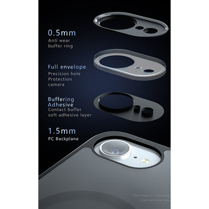 Ovitek MagSafe za Apple iPhone 17, Techsuit, PureFrost, Črn