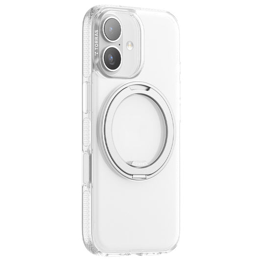 Ovitek MagSafe za Apple iPhone 17, Torras, Ostand R Fitness, Prozoren