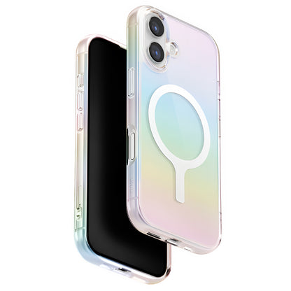 Ovitek MagSafe za Apple iPhone 17, UNIQ, Iridescia MagClick, Večbarvno