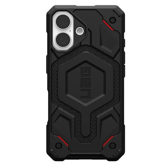 Ovitek MagSafe za Apple iPhone 17, Urban Armor Gear, Monarch Pro Kevlar, Črn