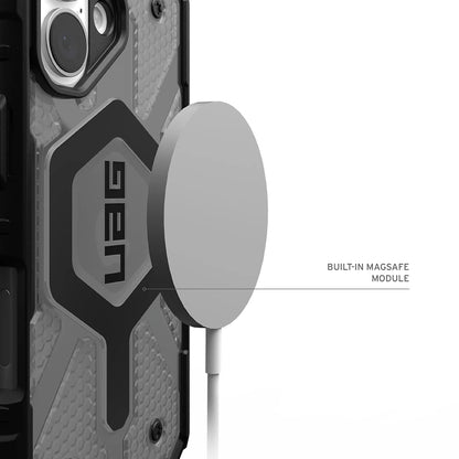 Ovitek MagSafe za Apple iPhone 17, Urban Armor Gear, Pathfinder Clear, Siv