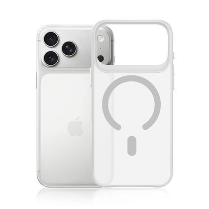 MagSafe ovitek za Apple iPhone 18 Pro / 17 Pro, 3MK, Smoke MagCase, bela