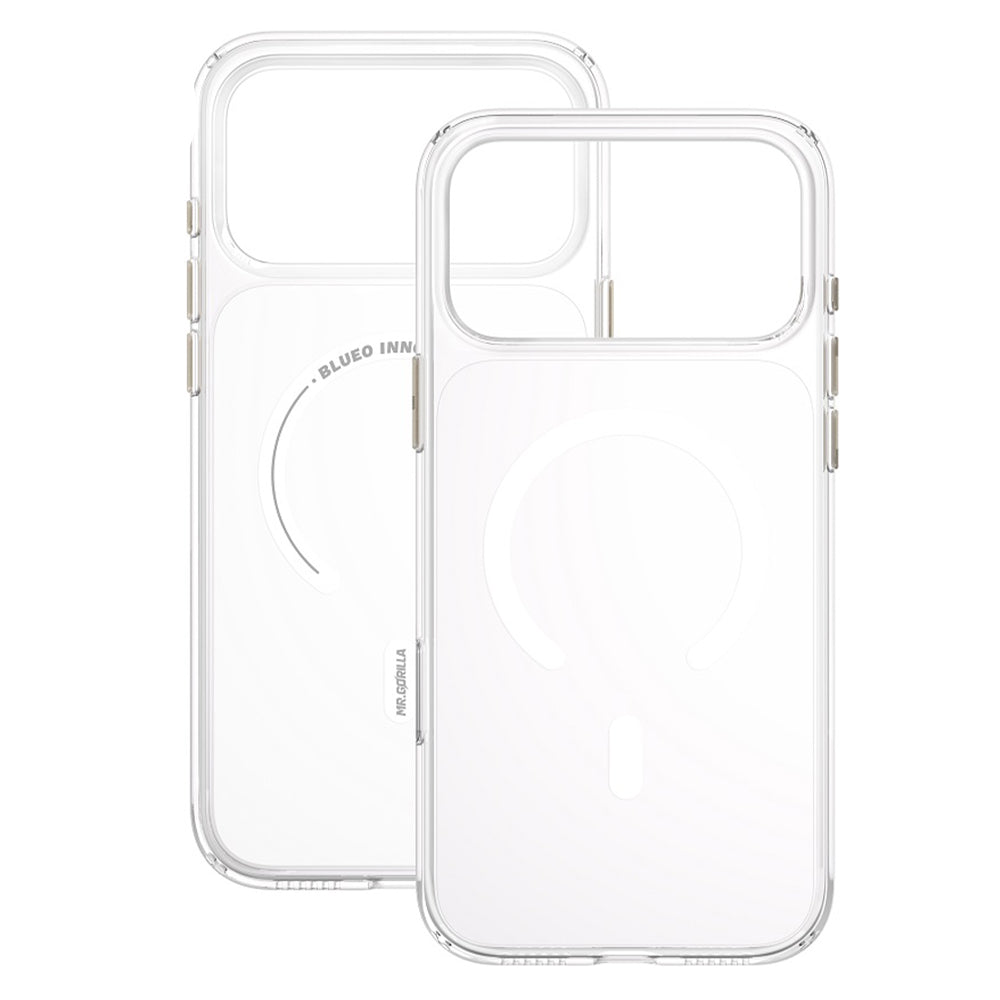 MagSafe ovitek za Apple iPhone 18 Pro / 17 Pro, Blueo, Crystal+ Anti-Drop, prozoren