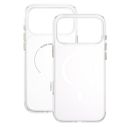 MagSafe ovitek za Apple iPhone 18 Pro / 17 Pro, Blueo, Crystal+ Anti-Drop, prozoren