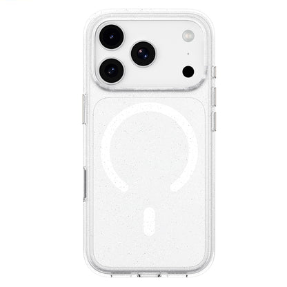 MagSafe ovitek za Apple iPhone 18 Pro / 17 Pro, Blueo, Crystal Pro Anti-Drop Glitter, prozoren