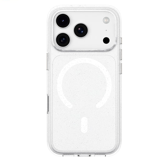 MagSafe ovitek za Apple iPhone 18 Pro / 17 Pro, Blueo, Crystal Pro Anti-Drop Glitter, prozoren