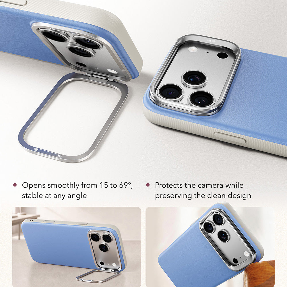 MagSafe ovitek za Apple iPhone 18 Pro / 17 Pro, ESR, Atelier z nosilcem, modra