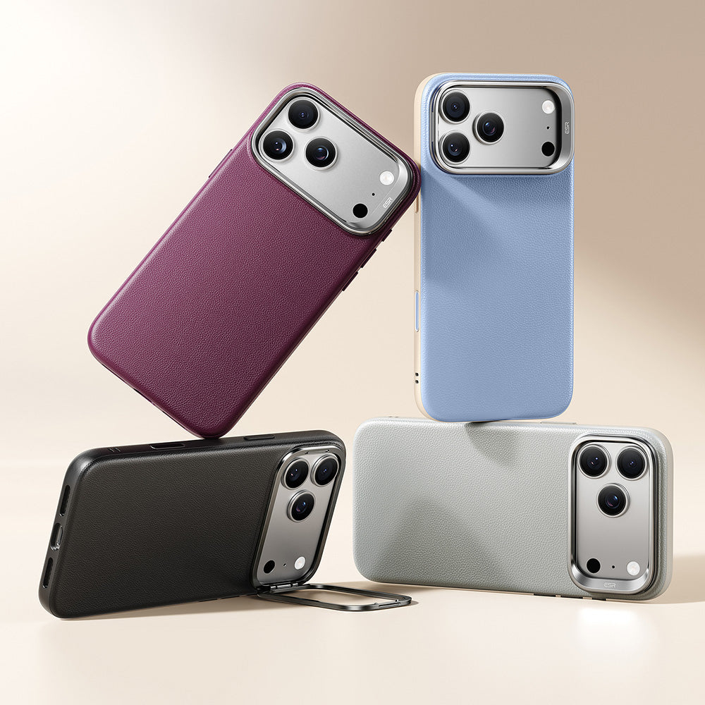 MagSafe ovitek za Apple iPhone 18 Pro / 17 Pro, ESR, Atelier z nosilcem, črn