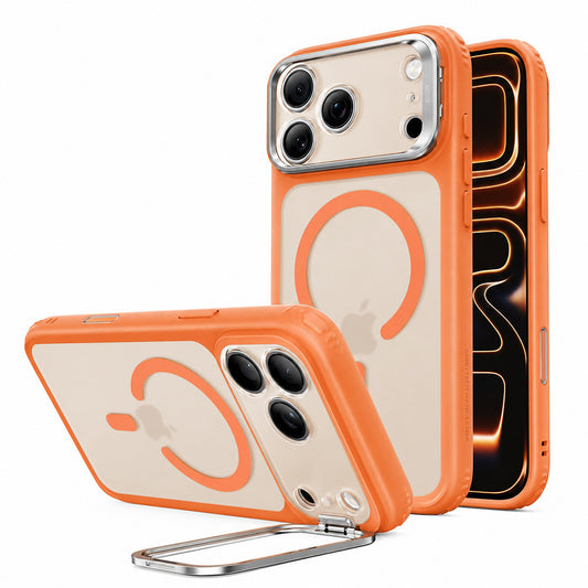 MagSafe ovitek za Apple iPhone 18 Pro / 17 Pro, ESR, Classic Hybrid Kickstand, Satinirano oranžen