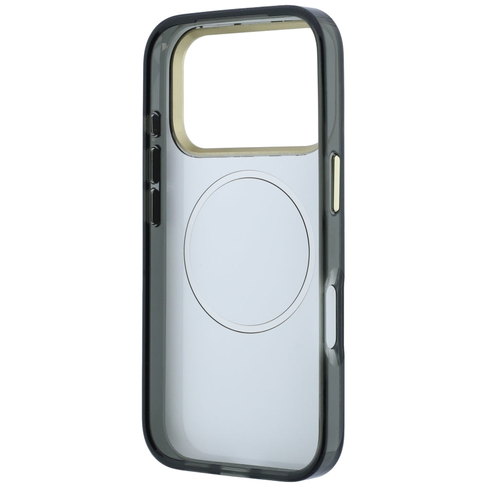 MagSafe ovitek za Apple iPhone 18 Pro / 17 Pro, Guess, IML Glitter Blossom Roses, Črn