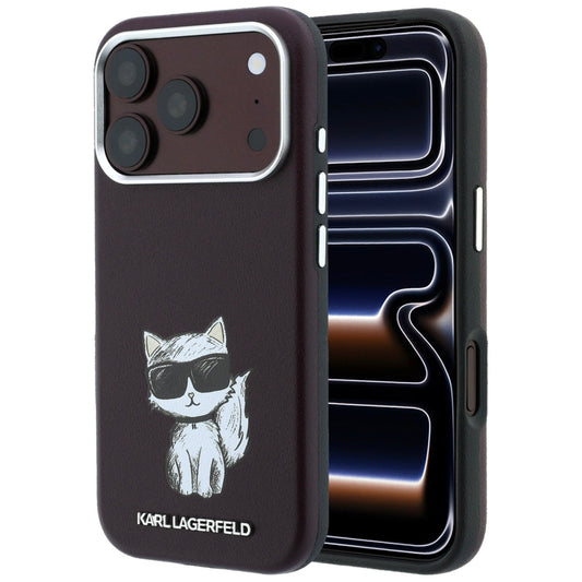 MagSafe ovitek za Apple iPhone 18 Pro / 17 Pro, Karl Lagerfeld, Choupette Sketch, Vijoličen