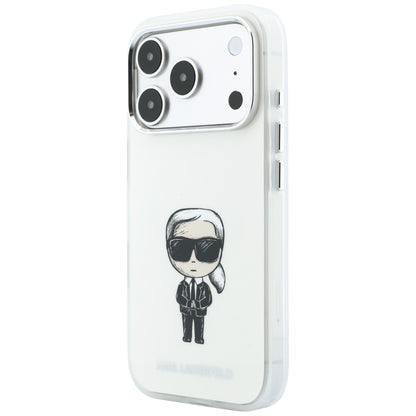 MagSafe ovitek za Apple iPhone 18 Pro / 17 Pro, Karl Lagerfeld, HC IML Ikonik Sketch Print, Bež