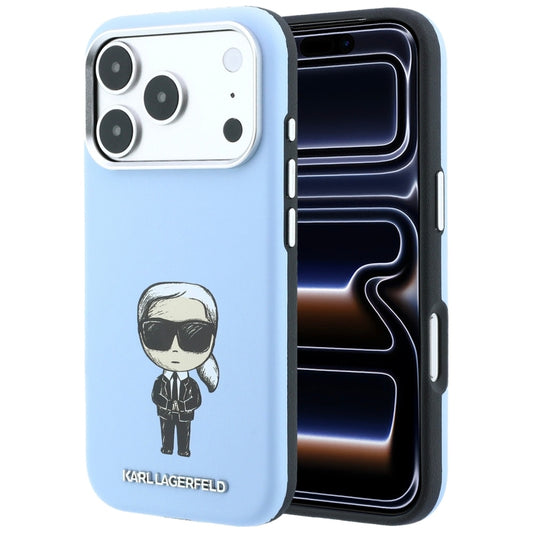 MagSafe ovitek za Apple iPhone 18 Pro / 17 Pro, Karl Lagerfeld, Ikonik Sketch, modra