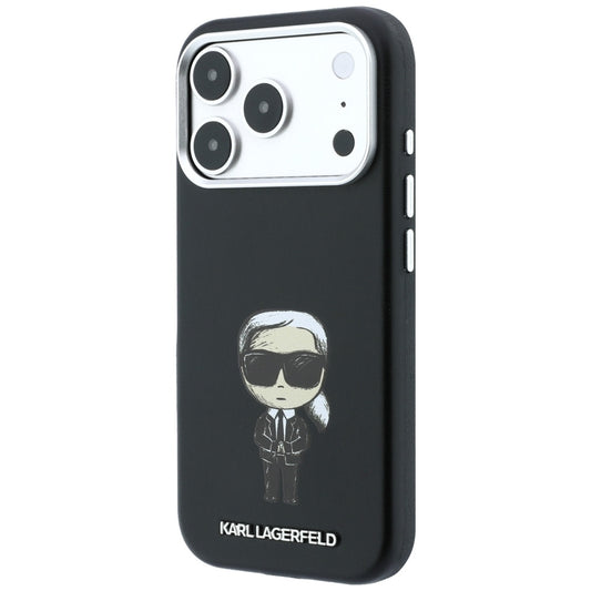 MagSafe ovitek za Apple iPhone 18 Pro / 17 Pro, Karl Lagerfeld, Ikonik Sketch, Črn