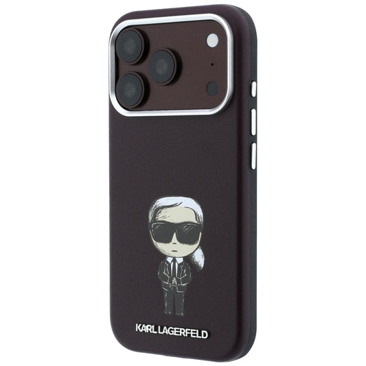 MagSafe ovitek za Apple iPhone 18 Pro / 17 Pro, Karl Lagerfeld, Ikonik Sketch, Vijoličen