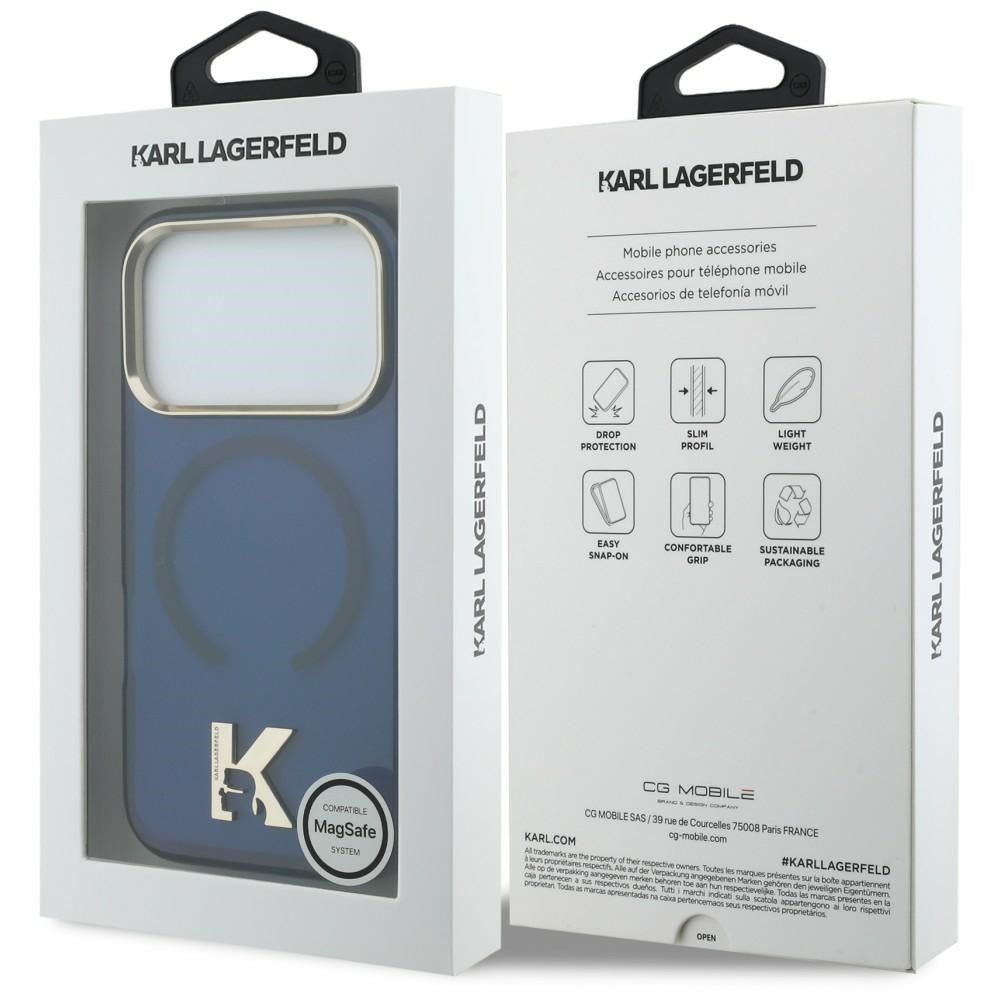 MagSafe ovitek za Apple iPhone 18 Pro / 17 Pro, Karl Lagerfeld, IML Karl Head Logo, moderna