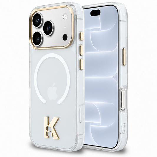 MagSafe ovitek za Apple iPhone 18 Pro / 17 Pro, Karl Lagerfeld, IML Karl Head Logo, prozoren