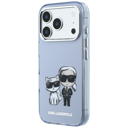 MagSafe ovitek za Apple iPhone 18 Pro / 17 Pro, Karl Lagerfeld, IML KC Bodies Sketch Print, modra