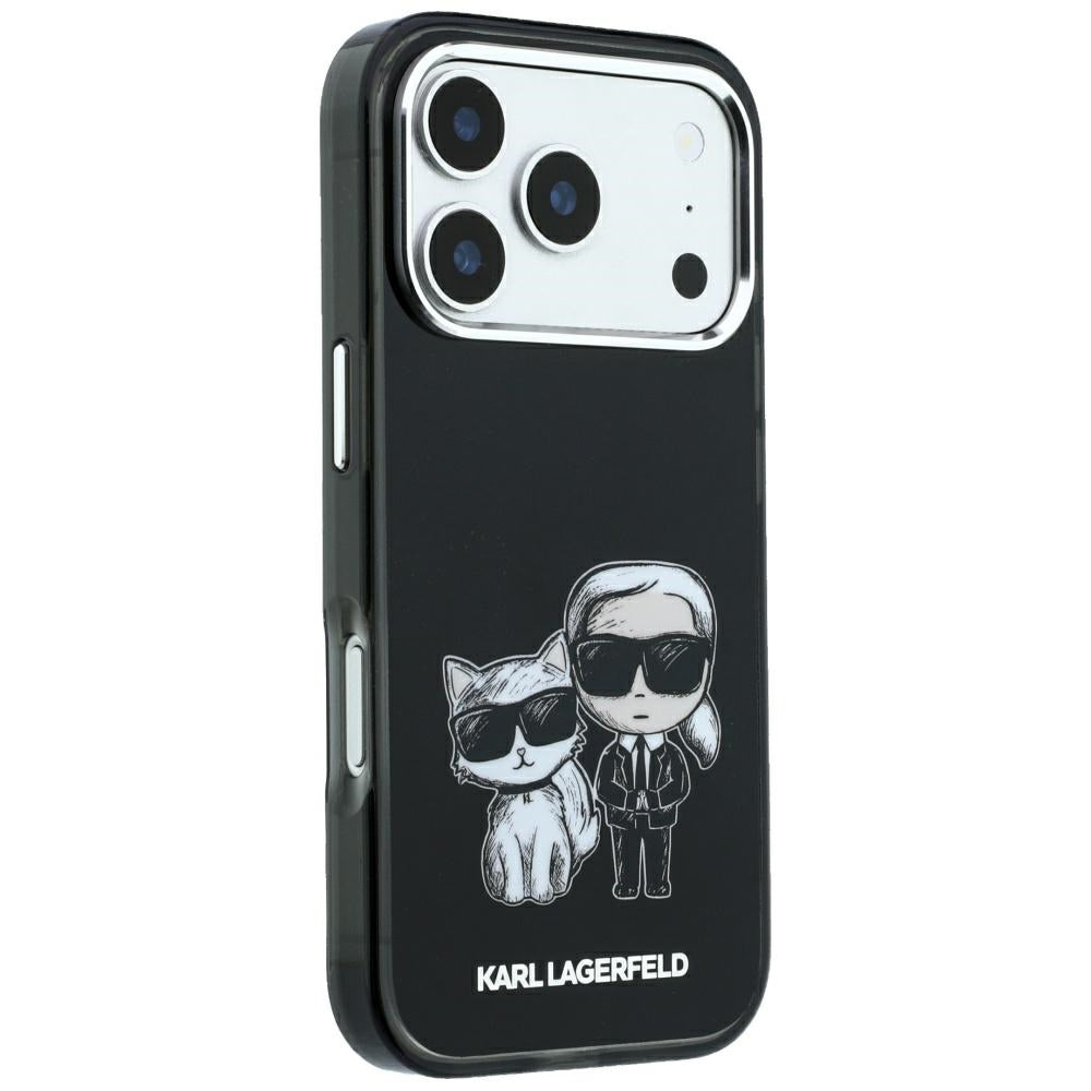 MagSafe Case for Apple iPhone 18 Pro / 17 Pro, Karl Lagerfeld, KC Bodies Sketch, Black