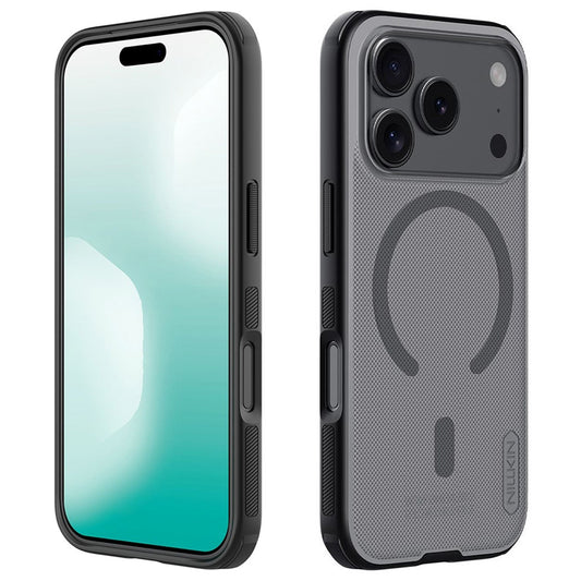 MagSafe ovitek za Apple iPhone 18 Pro / 17 Pro, Nillkin, Super Shield Pro, Črno prozoren