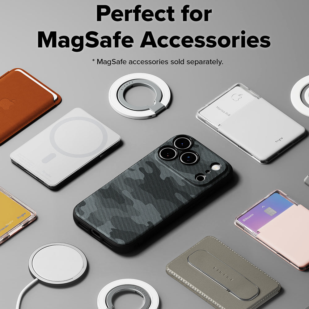 MagSafe ovitek za Apple iPhone 18 Pro / 17 Pro, Ringke, Onyx, Kamuflaža