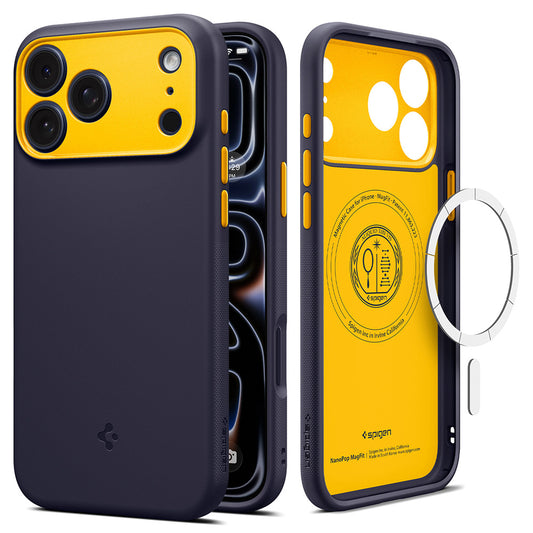 MagSafe ovitek za Apple iPhone 18 Pro / 17 Pro, Spigen, Caseology Nano Pop, Vijoličen ACS12178