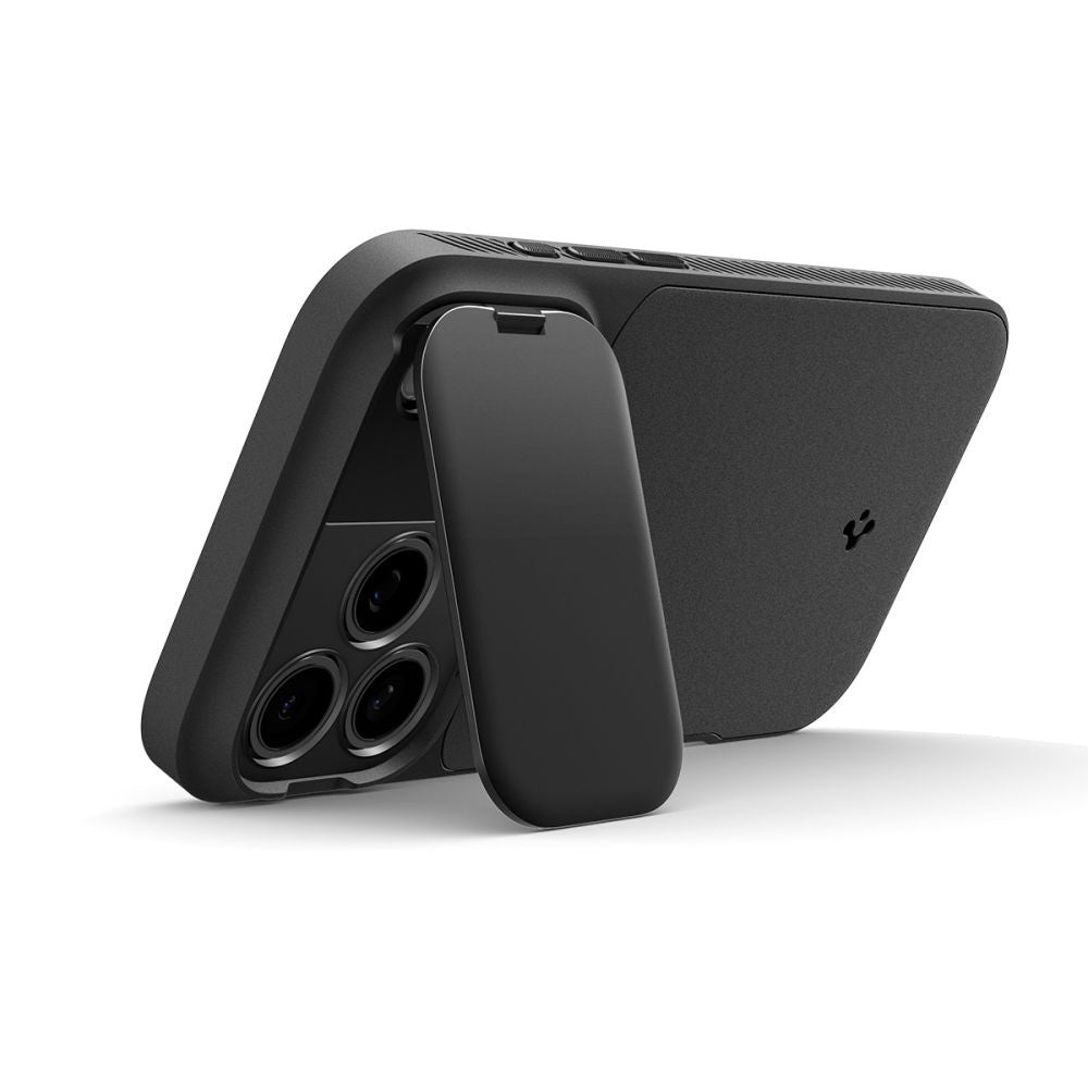 Ovitek MagSafe za Apple iPhone 18 Pro / 17 Pro, Spigen, Optik Armor, Črn ACS09953
