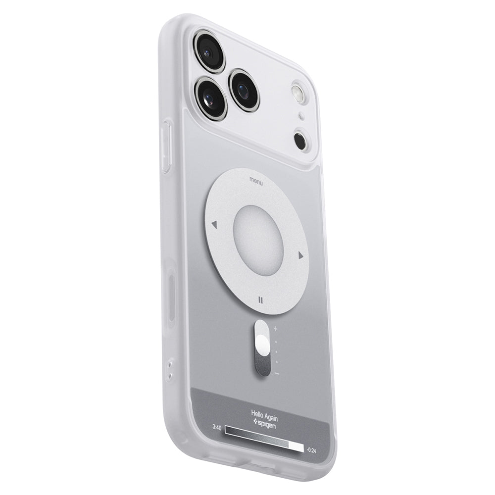 MagSafe Case for Apple iPhone 18 Pro / 17 Pro, Spigen, Ultra Hybrid Classic, Silver ACS12167
