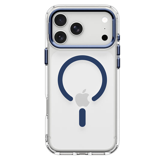 MagSafe ovitek za Apple iPhone 18 Pro / 17 Pro, Spigen, Ultra Hybrid Optik S, prozoren temno moder ACS11922