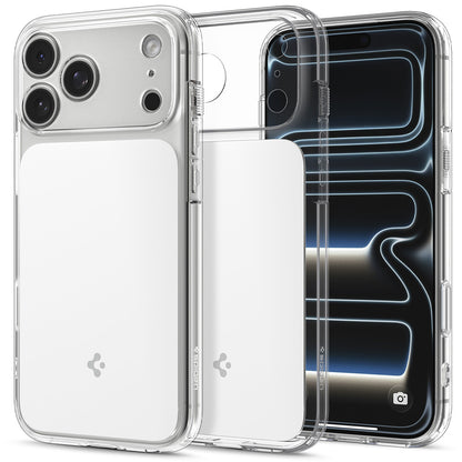 MagSafe ovitek za Apple iPhone 18 Pro / 17 Pro, Spigen, Ultra Hybrid T, bel ACS12169