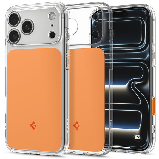 MagSafe ovitek za Apple iPhone 18 Pro / 17 Pro, Spigen, Ultra Hybrid T, oranžen ACS12170