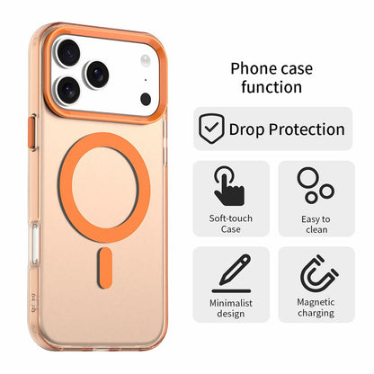 MagSafe ovitek za Apple iPhone 18 Pro / 17 Pro, Techsuit, CandyCase, Oranžen