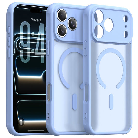 Ovitek MagSafe za Apple iPhone 18 Pro / 17 Pro, Techsuit, HaloFrost II, Modra