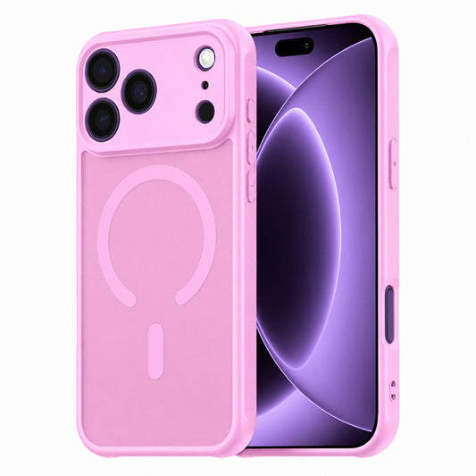 Ovitek MagSafe za Apple iPhone 18 Pro / 17 Pro, Techsuit, HaloFrost II, roza