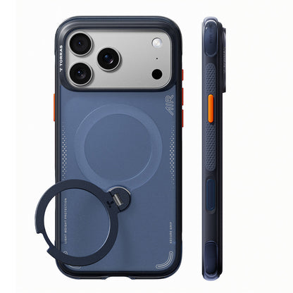 MagSafe Case for Apple iPhone 18 Pro / 17 Pro, Torras, Ostand Q3 Air, Dark Blue