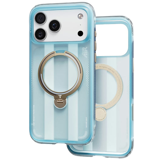 MagSafe ovitek za Apple iPhone 18 Pro / 17 Pro, Torras, Ostand Q3 Air Football, modra