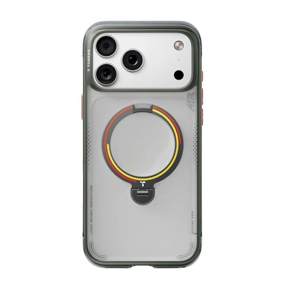 MagSafe ovitek za Apple iPhone 18 Pro / 17 Pro, Torras, Ostand Q3 Air Football, Siva