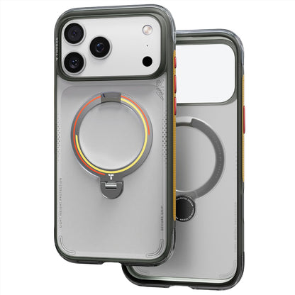 MagSafe ovitek za Apple iPhone 18 Pro / 17 Pro, Torras, Ostand Q3 Air Football, Siva